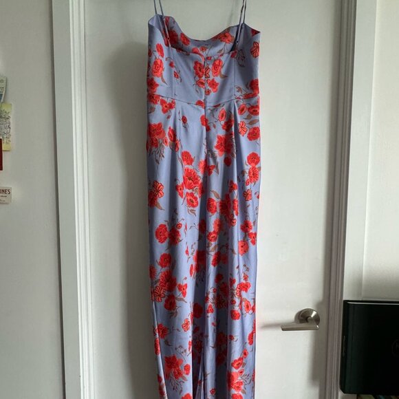 Park & Fifth Floral Maxi Dress - Blue and Red - Picture 2 of 3